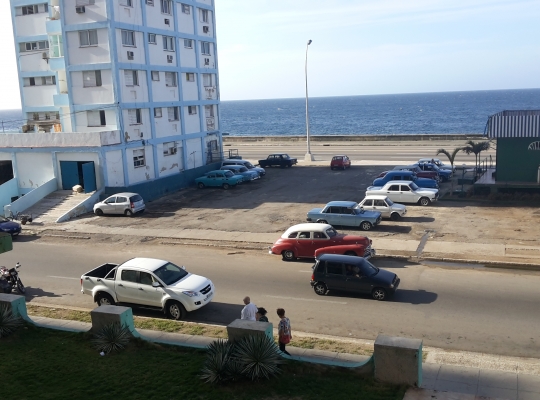 Beautiful view of the Havana boardwalk